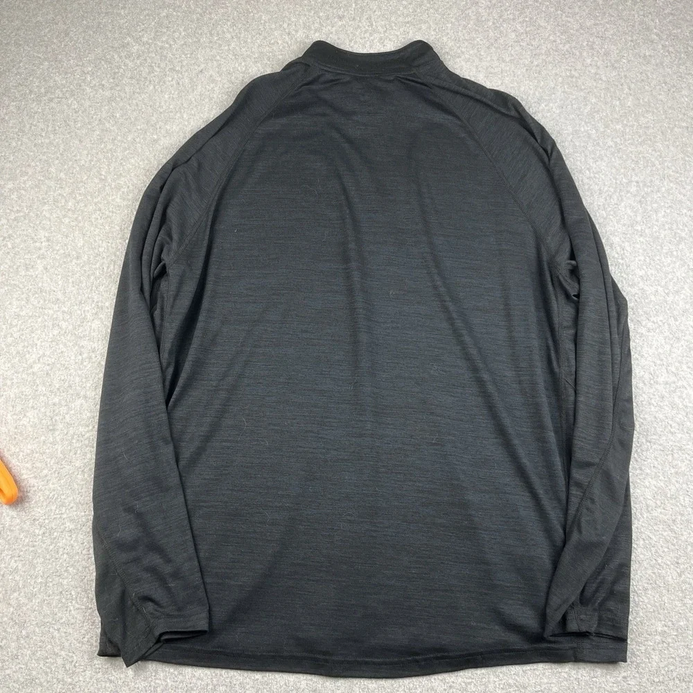 Indiana Pacers Pullover Mens 2XL Gray 47 Brand 1/4 Zip Mock Striped Pullover NBA